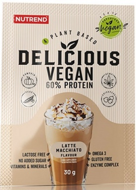 Nutrend Delicious Vegan Protein 30 g - Pistácie/marcipán