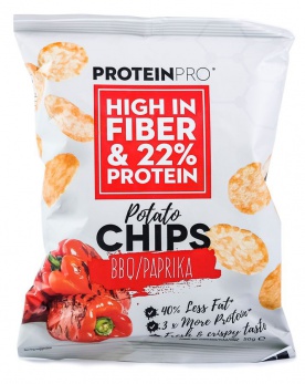 FCB ProteinPro Potato chips 50g BBQ/ paprika VÝPRODEJ