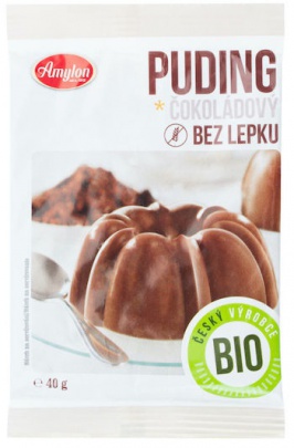 Amylon BIO Puding bez lepku 40g - čokoláda