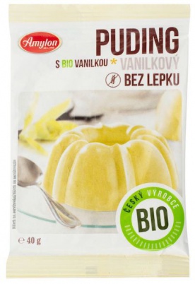 Amylon BIO Puding bez lepku 40g - čokoláda
