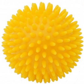 Kine-MAX masážní míček ježek 9cm - červená