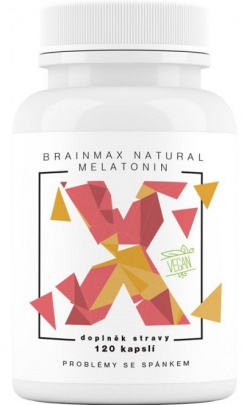 BrainMax Natural Melatonin 120 kapslí