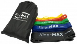 Kine-MAX Posilovací guma Super Loop Resistance band Kit set (5 ks - extra lehká až extra těžká)