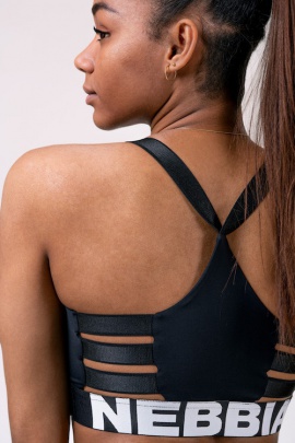 Nebbia Lift Hero Sports mini top 515 black - S
