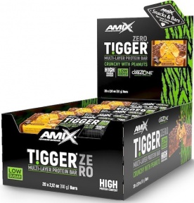 Amix Tigger Zero bar 60 g - Kokos/čokoláda