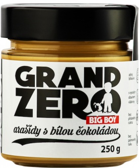 Big Boy Grand Zero s bílou čokoládou 250 g VÝPRODEJ