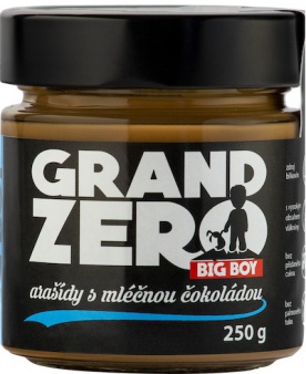 Big Boy Grand Zero s mléčnou čokoládou 250 g VÝPRODEJ