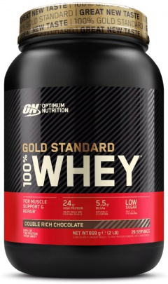 Optimum Nutrition 100% Whey Gold Standard 896g - mléčná čokoláda