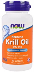 Now Foods Krill Oil Neptune 500 mg 60 kapslí