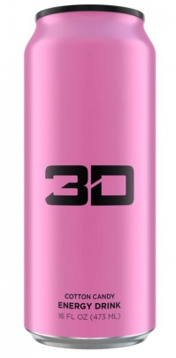 3D Energy drinks 473ml - PINK