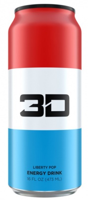 3D Energy drinks 473ml - GOLD