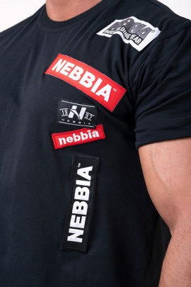 Nebbia pánské tričko Boys 171 černá - XL