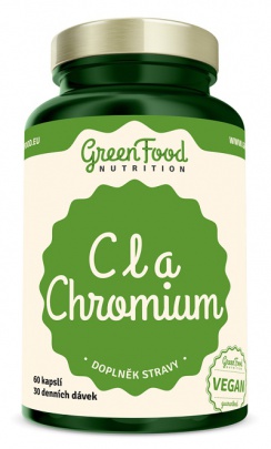 GreenFood CLA+Chrom 60 kapslí