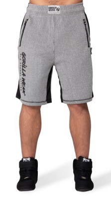 Gorilla Wear Pánské šortky Augustine Old School Shorts Grey - S/M