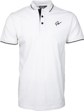 Gorilla Wear Pánské polo tričko Delano Polo White/Black - XXL