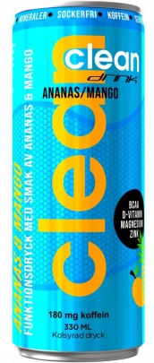 Clean Drink BCAA 330 ml - mango/broskev (Classic Sunrise)