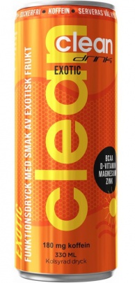 Clean Drink BCAA 330 ml - mango/broskev (Classic Sunrise)