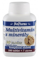 Medpharma Multivitamin s minerály 107 tablet