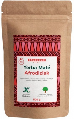 BrainMax Pure Organic Yerba Maté Afrodiziak 500 g VÝPRODEJ