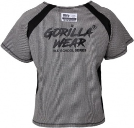 Gorilla Wear Augustine Old School Work Out Top Grey - S/M