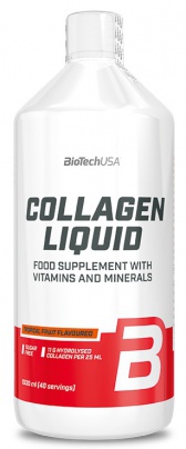 BiotechUSA Collagen Liquid 1000 ml - ovocné plody