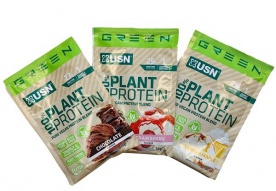 USN 100% Plant Protein 900g - jahoda