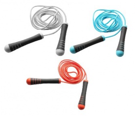 Power System Švihadlo se závažím Jump Rope šedá