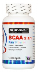 Survival BCAA 2:1:1 Fair Power® 150 kapslí