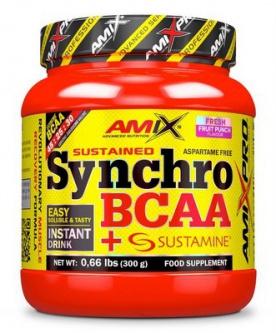Amix Synchro BCAA + Sustamine 300g - vodní meloun PROŠLÉ DMT 7.2022