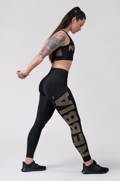 Nebbia Gold print legíny 827 - L