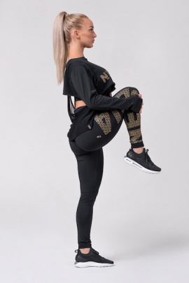 Nebbia Gold print legíny 827