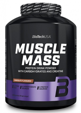 BiotechUSA Muscle Mass 4000 g - čokoláda