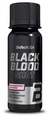 BiotechUSA Black Blood Shot 60 ml - citronáda