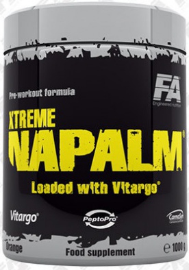 FA Xtreme Napalm Vitargo 1000 g - ananas kiwi
