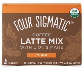 Four Sigmatic Lion's Mane Mushroom Coffee Latte Mix 10x6 g