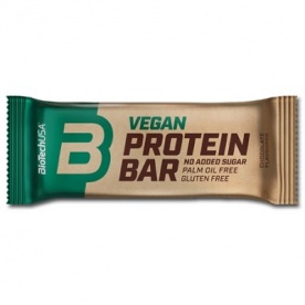 BiotechUSA Vegan Protein Bar 50 g - arašídové máslo