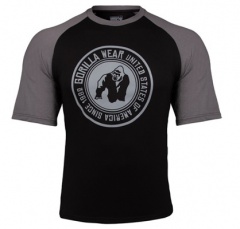 Gorilla Wear Pánské tričko Texas T-shirt Black/Dark Gray