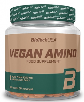 BiotechUSA Vegan Amino 300 tablet VÝPRODEJ 18.2.2024