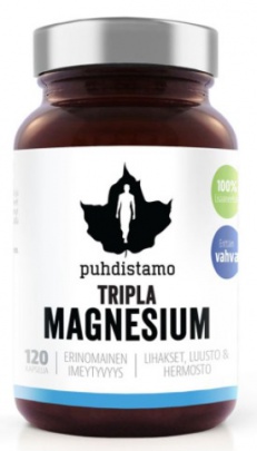 Puhdistamo Triple Magnesium 120 kapslí