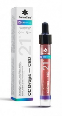 CannaCare Kapky CC Drops s CBD 21%