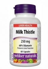 Webber Naturals Milk Thistle 60 kapslí