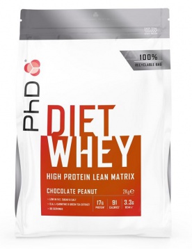 PhD Diet Whey Protein 2000 g - jahoda + Šejkr Exclusive 600 ml ZDARMA