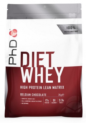 PhD Diet Whey Protein 2000 g - jahoda + Šejkr Exclusive 600 ml ZDARMA