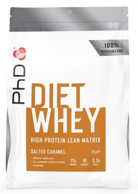 PhD Diet Whey Protein 2000 g - jahoda + Šejkr Exclusive 600 ml ZDARMA
