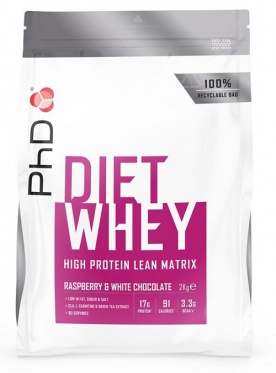 PhD Diet Whey Protein 2000 g - jahoda + PhD Šejkr Exclusive 600 ml ZDARMA
