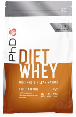 PhD Diet Whey Protein 1000 g + šejkr 600 ml ZDARMA