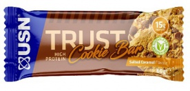 USN Trust Cookie Bar 60g - speculoos caramel PROŠLÉ DMT 2.6.2025