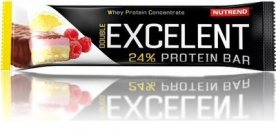 Nutrend Excelent Protein Bar Double 85 g - čokoláda/ nugát s brusinkami PROŠLÉ DMT