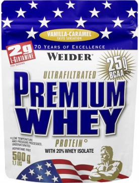 Weider Premium Whey Protein 500 g - čokoláda/nugát