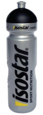 Isostar Láhev Bidon 1000 ml - stříbrná (odklápěcí)